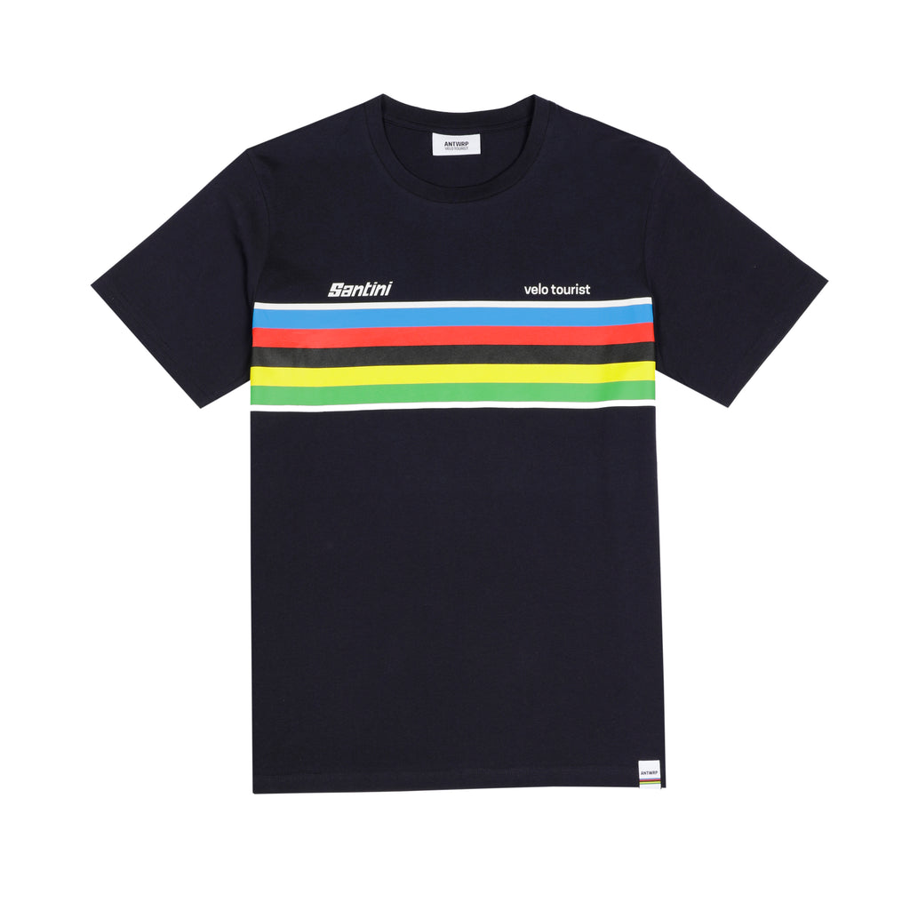 ANTWRP T-shirt - Vive le vélo "worldchampion" - Ink Blue