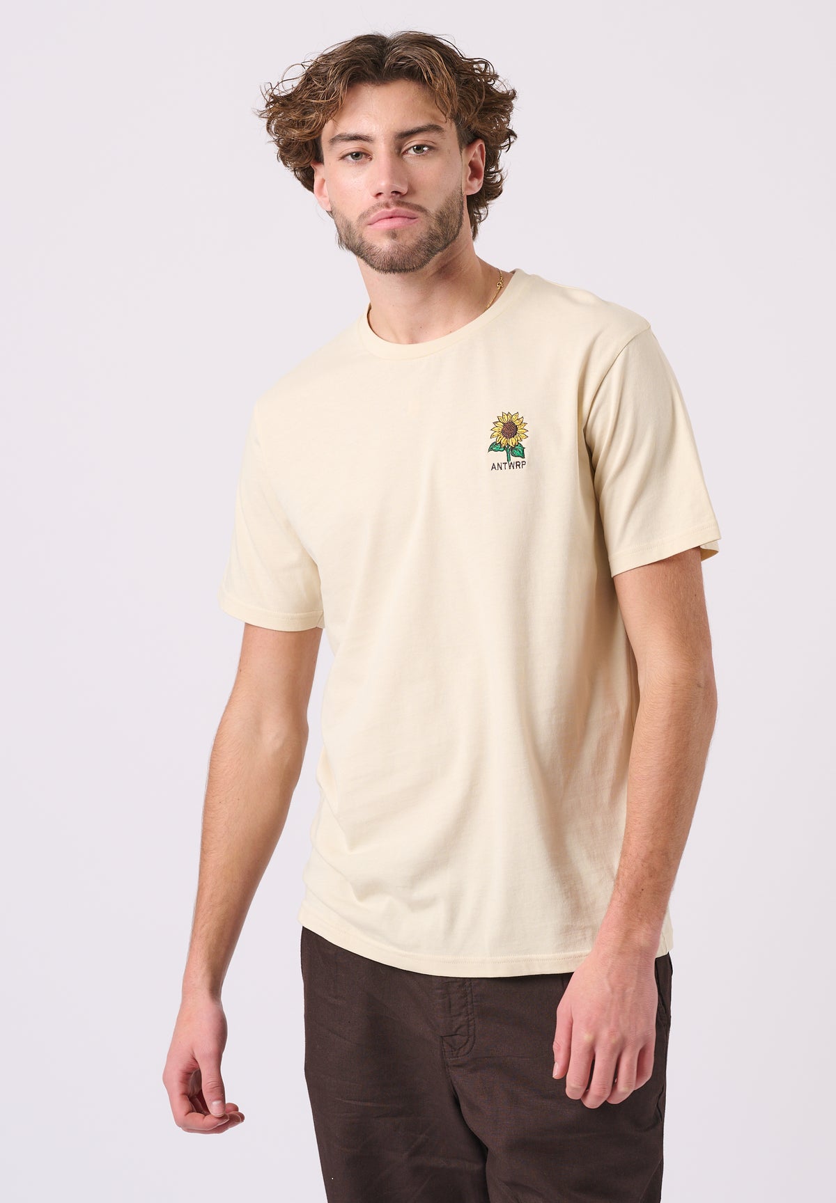 Antwrp Sunflower T-Shirt - Sand