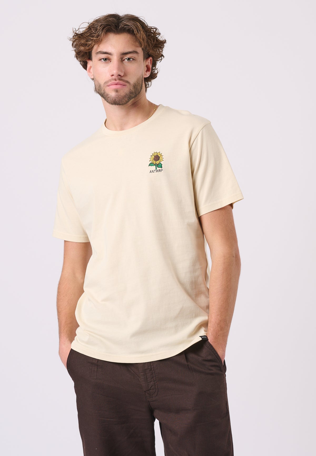 Antwrp Sunflower T-Shirt - Sand