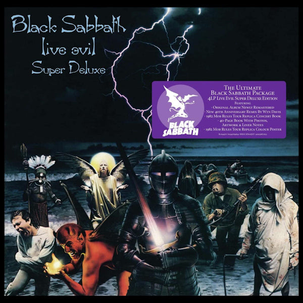 BLACK SABBATH - LIVE EVIL (4LP Super Deluxe 40th Anniversary Edition)