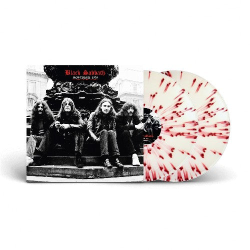 BLACK SABBATH - MONTREUX 1970 (Clear White / Red Splatter Vinyl 2LP)