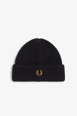 Fred Perry Wool Beanie - Black/Gold