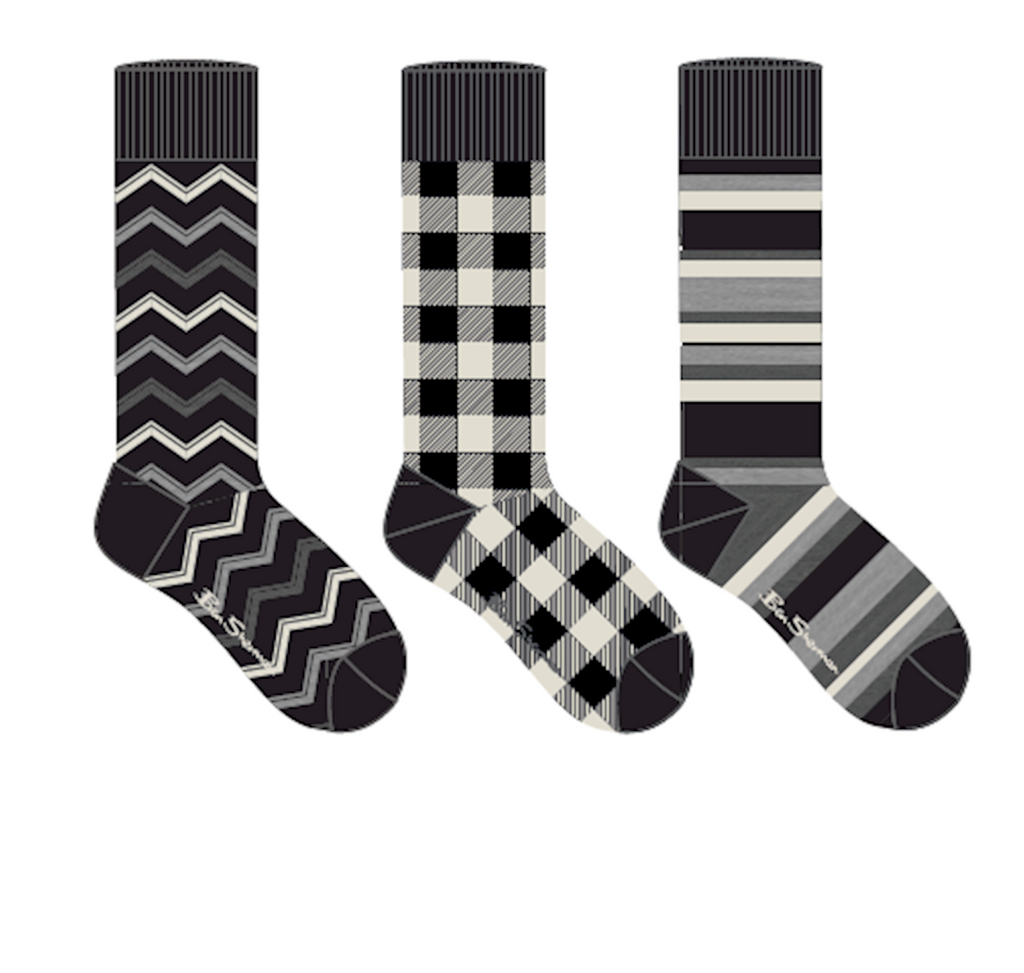 Ben Sherman 3 Pack Socks - Gift set