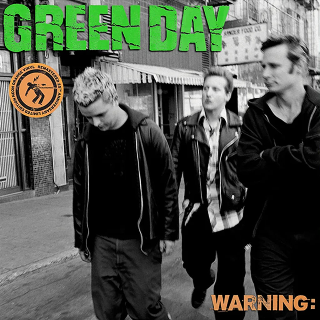 GREEN DAY - WARNING (limited Coloured Orange vinyl)