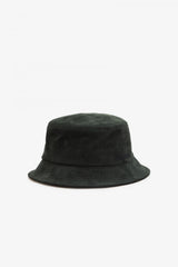 Fred Perry Waffle Cord Bucket Hat - Night Green / Black