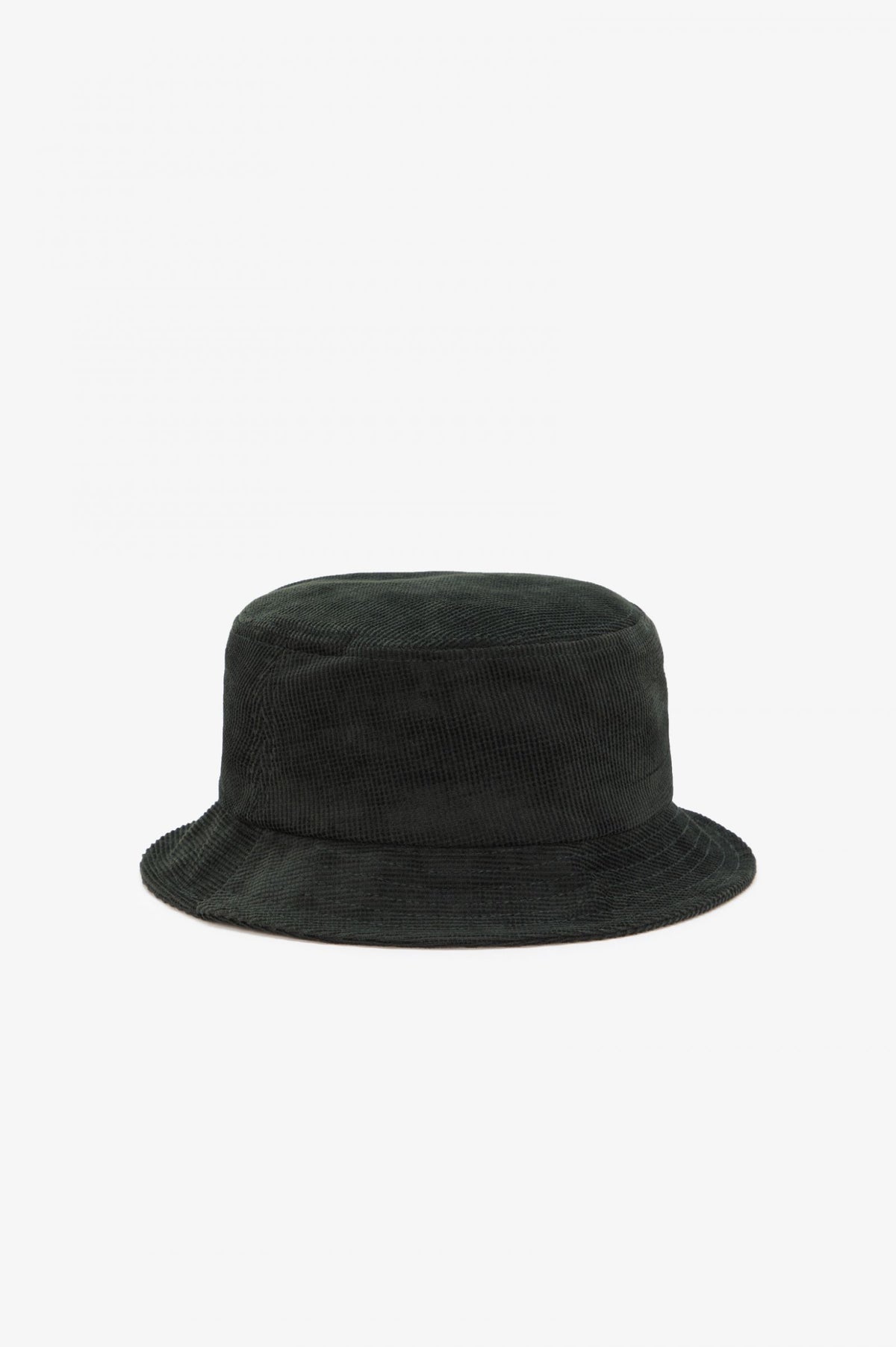 Fred Perry Waffle Cord Bucket Hat - Night Green / Black