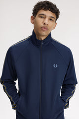 Fred Perry Tramline Tape Track Jacket - Tennis Blue