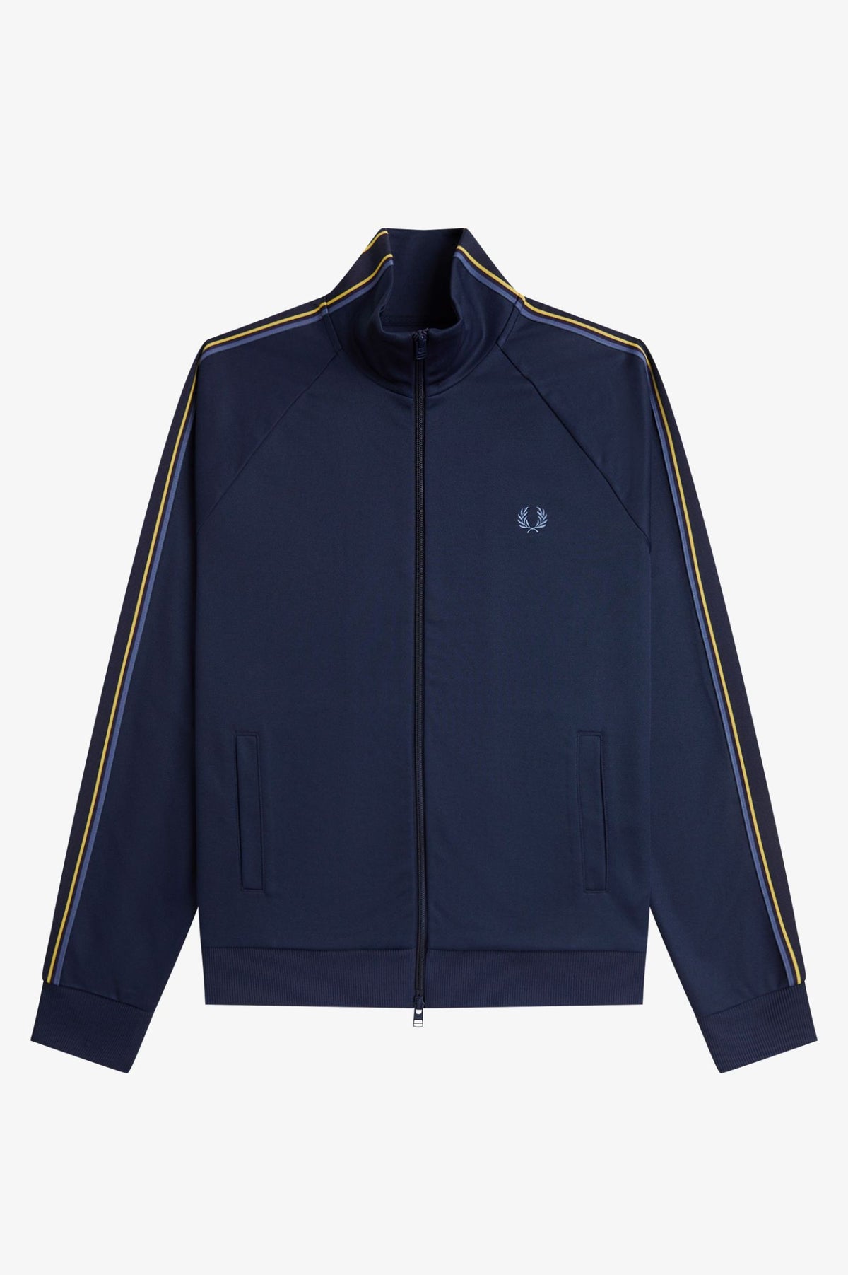 Fred Perry Tramline Tape Track Jacket - Tennis Blue