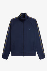 Fred Perry Tramline Tape Track Jacket - Tennis Blue