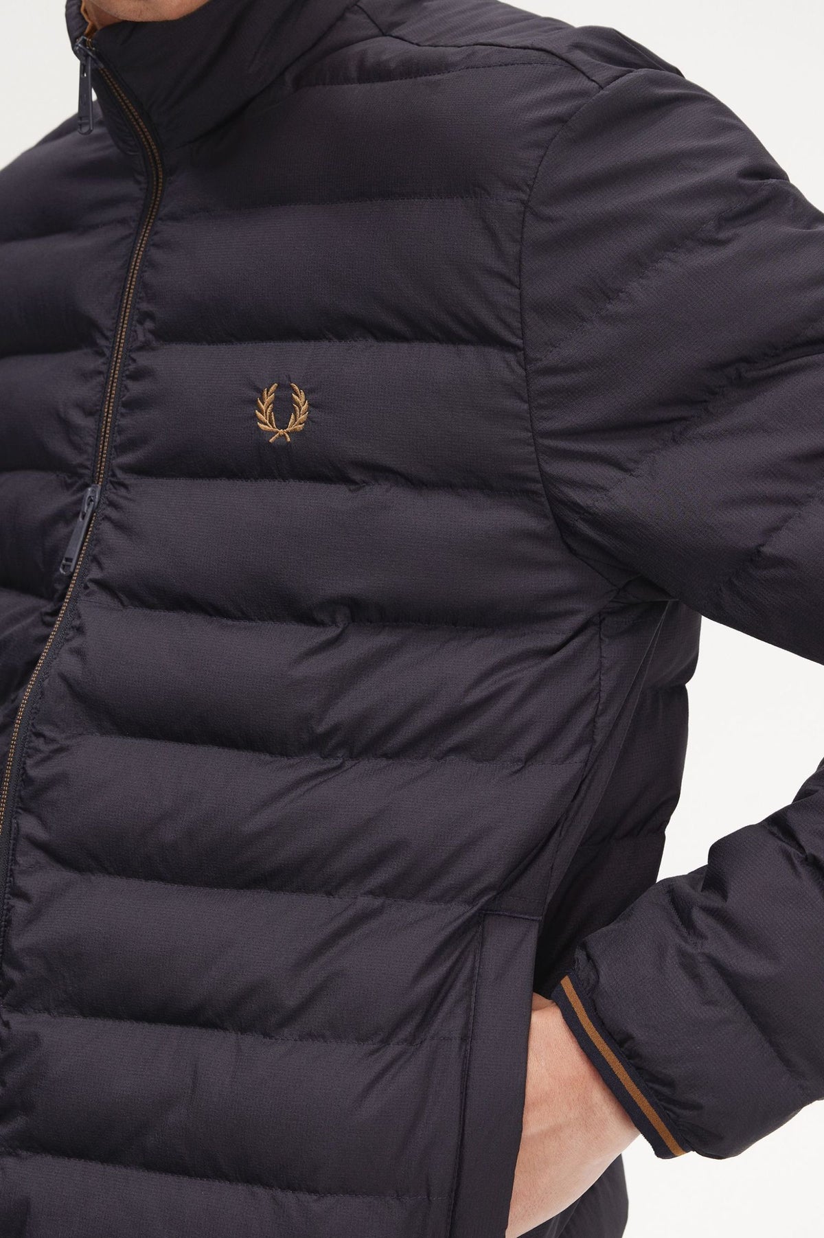 Fred Perry Insulated Jacket - Navy (puffer jacket)