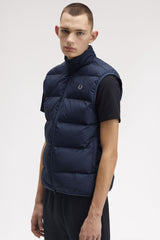Fred Perry Insulated Gilet - Dark Airforce (Bodywarmer)