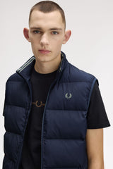 Fred Perry Insulated Gilet - Dark Airforce (Bodywarmer)
