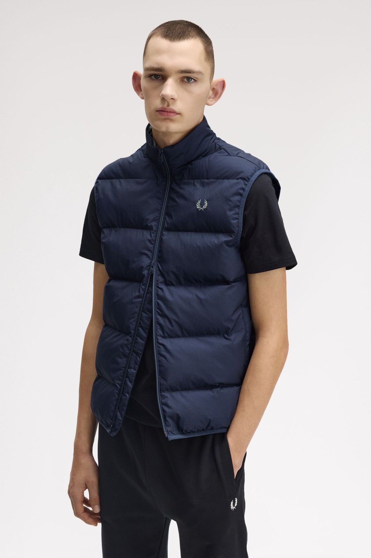 Fred Perry Insulated Gilet - Dark Airforce (Bodywarmer)