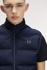 Fred Perry Insulated Gilet - Dark Airforce (Bodywarmer)