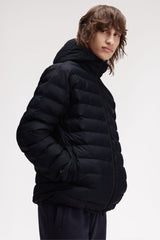 Fred Perry Hooded Insulated Jacket - Black