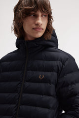 Fred Perry Hooded Insulated Jacket - Black