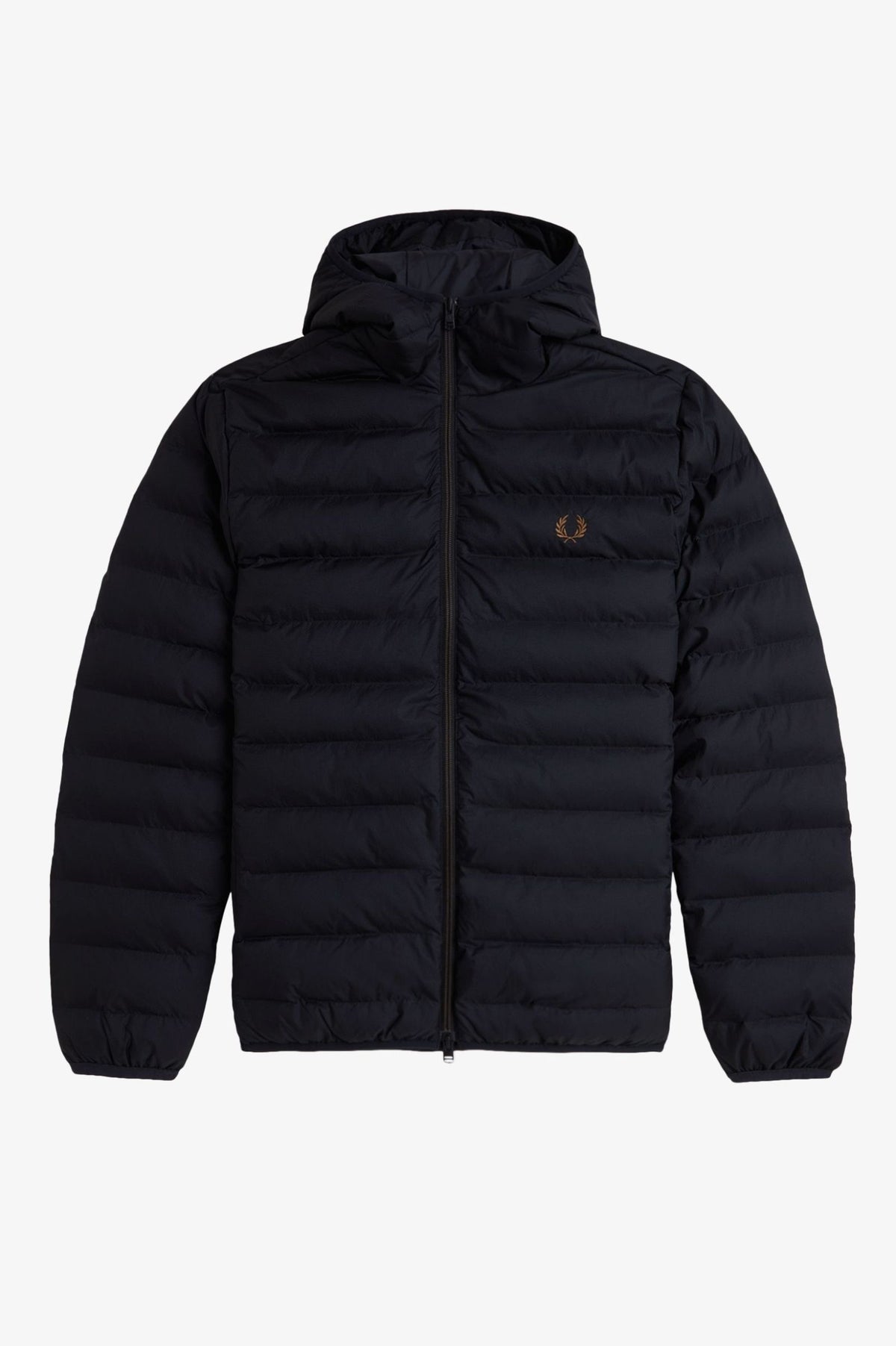 Fred Perry Hooded Insulated Jacket - Black