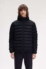 Fred Perry Hooded Insulated Jacket - Black
