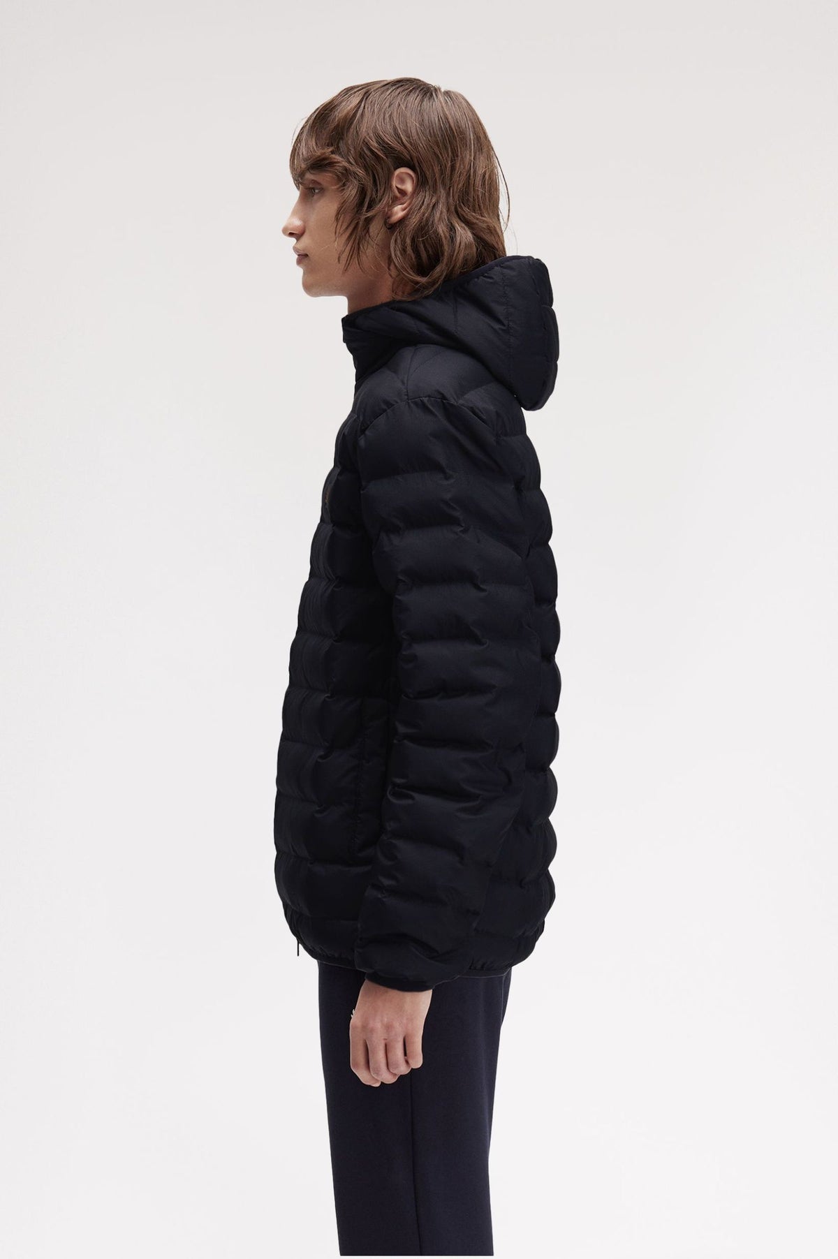 Fred Perry Hooded Insulated Jacket - Black