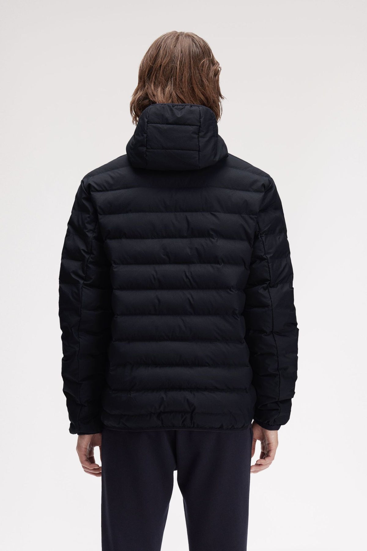 Fred Perry Hooded Insulated Jacket - Black