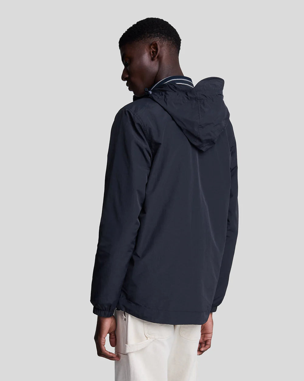 Lyle & Scott Zip Through Hooded Jacket - Dark Navy