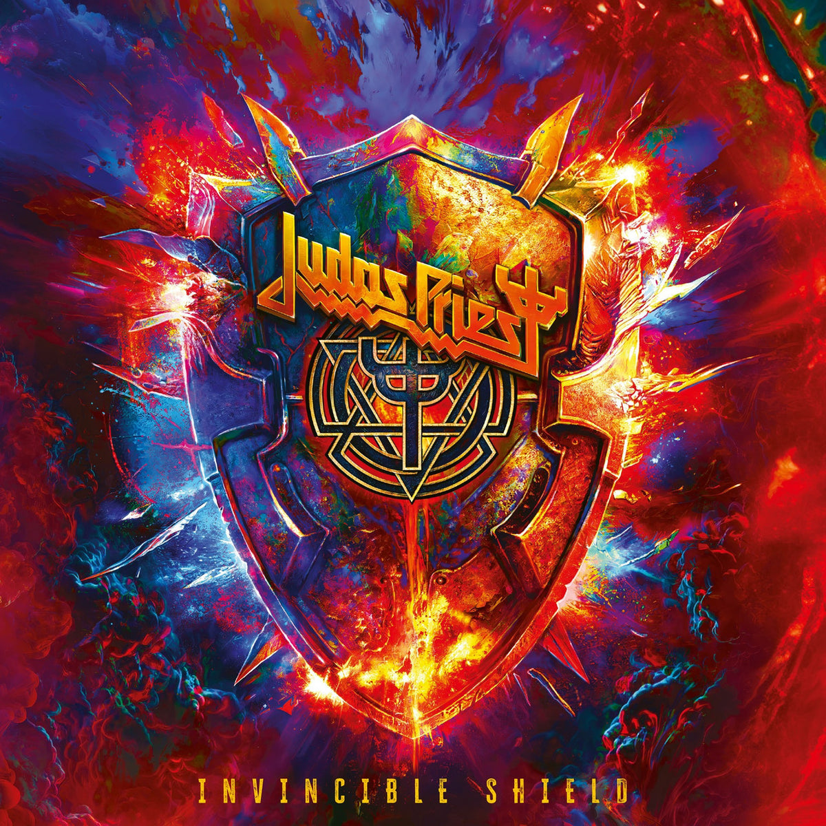 JUDAS PRIEST - INVINCIBLE SHIELD (limited Indie only red vinyl)