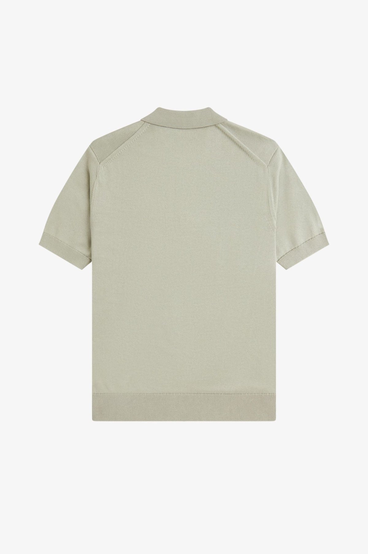 Fred Perry Knitwear Cotton Knitted Shirt - Seagrass
