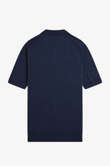 Fred Perry Polo Cotton Knitted Shirt - Tennis Blue