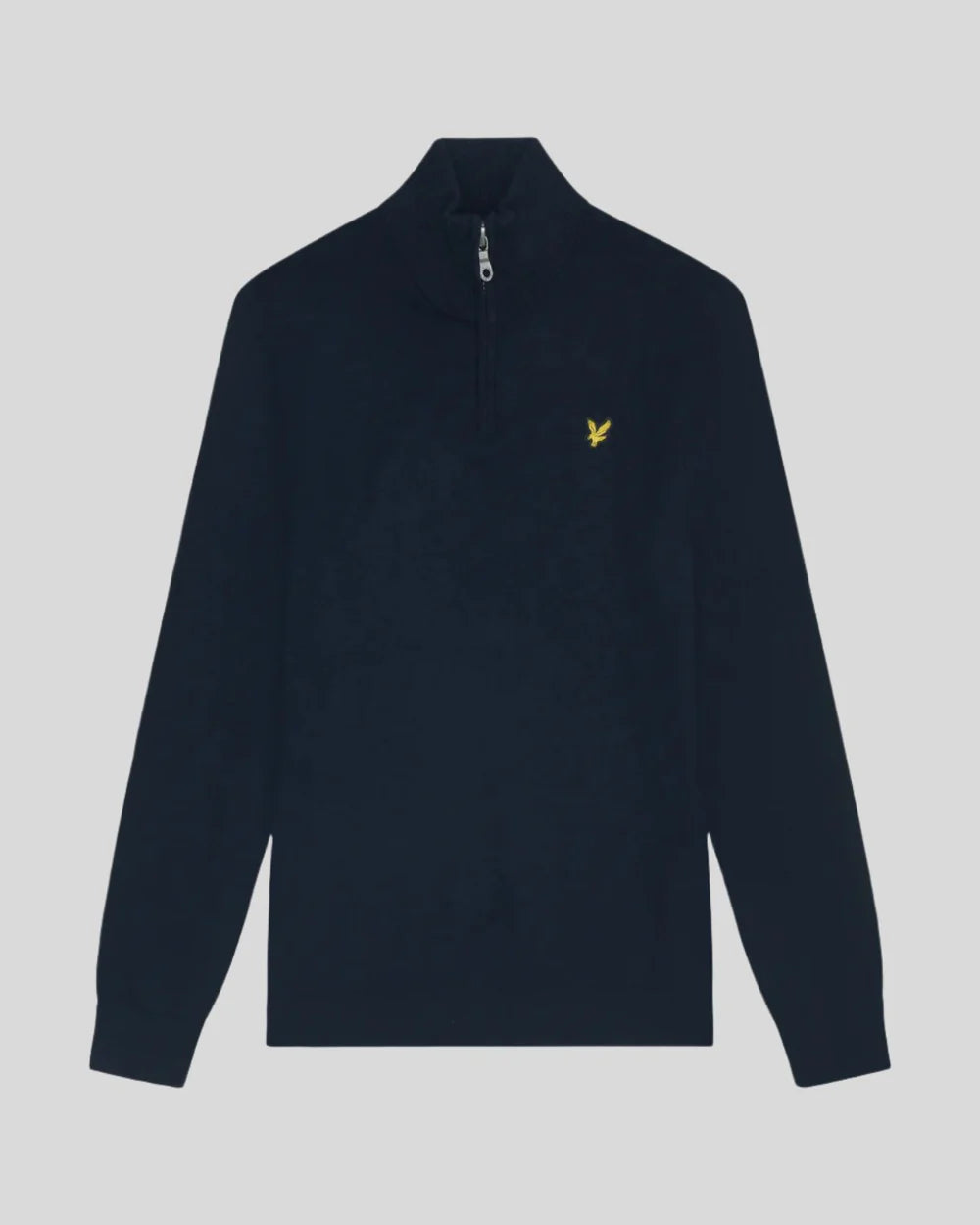 Lyle & Scott Cotton Merino 1/4 Zip Jumper- Dark Navy
