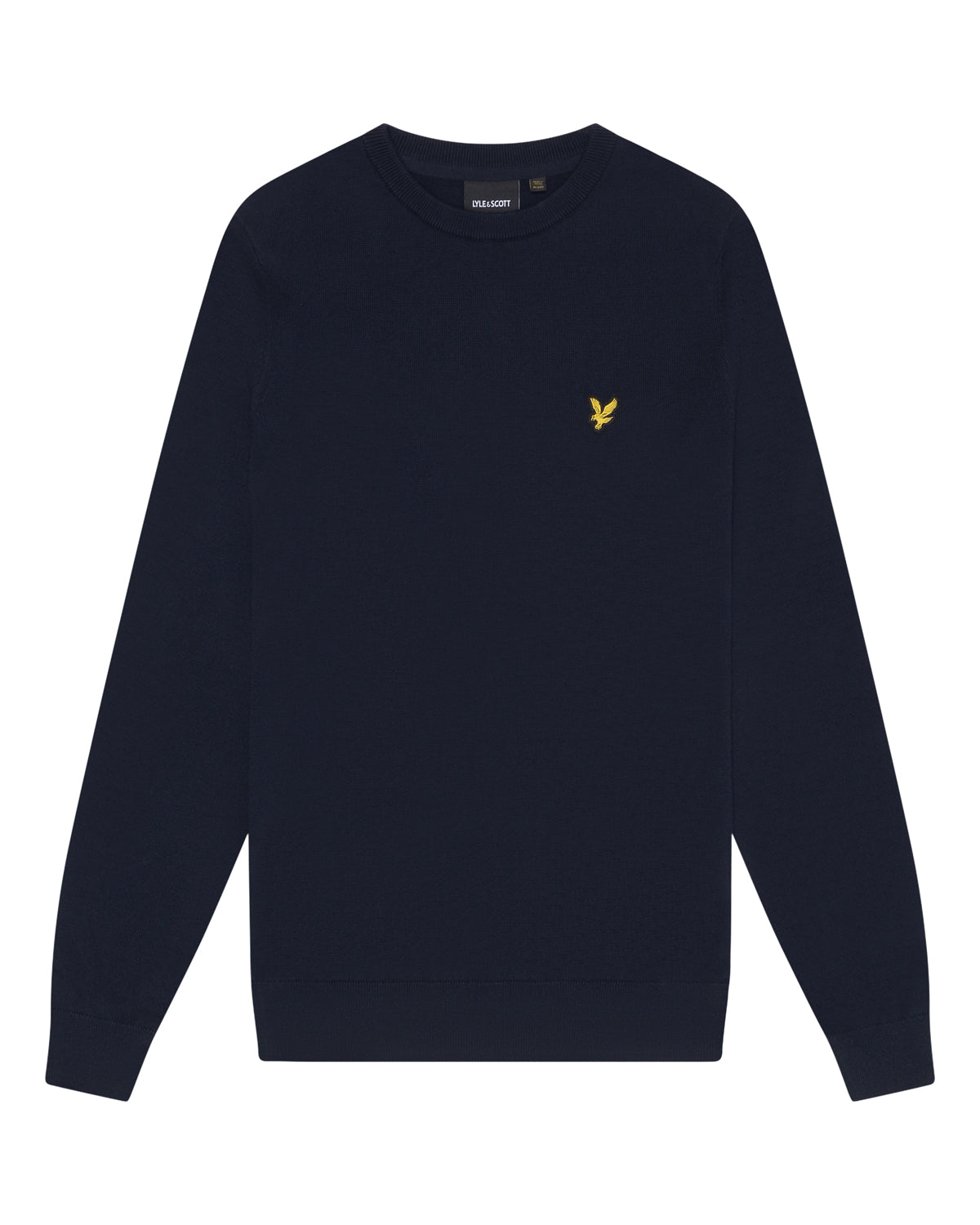 Lyle & Scott Cotton Crew Neck Jumper - Dark Navy