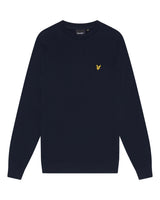 Lyle & Scott Cotton Crew Neck Jumper - Dark Navy