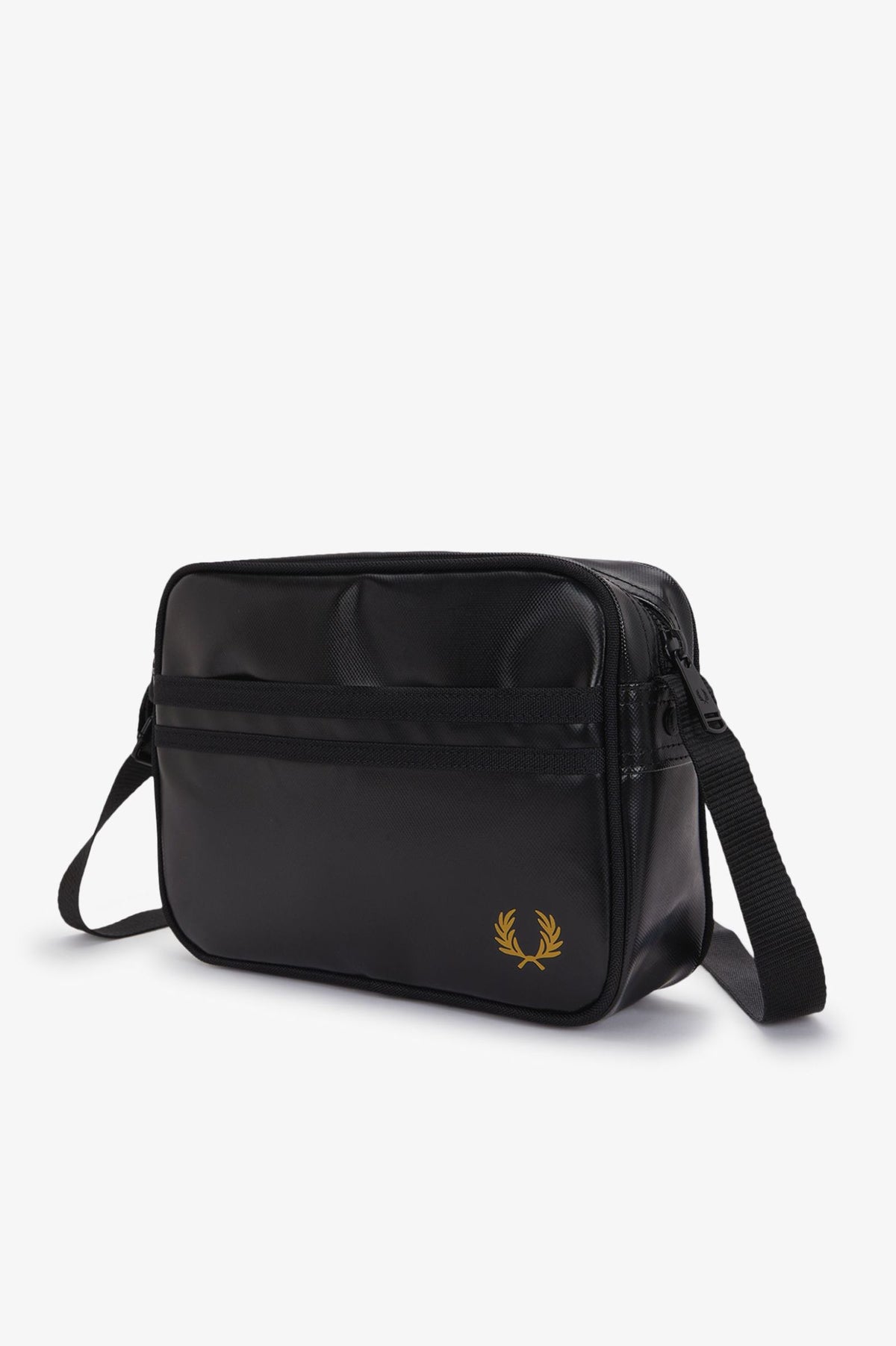 Fred Perry Tonal Classic Mini Shoulder Bag - Black / Gold