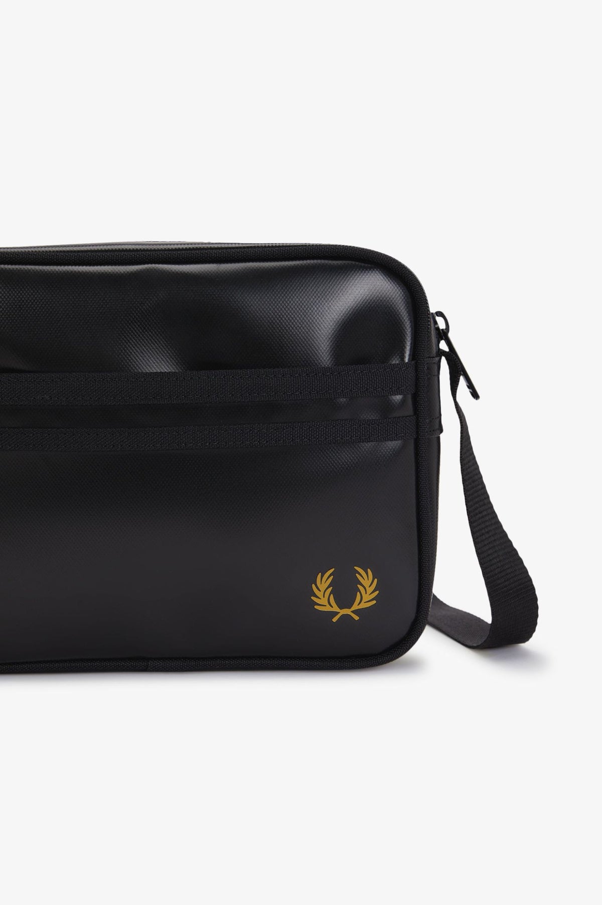 Fred Perry Tonal Classic Mini Shoulder Bag - Black / Gold