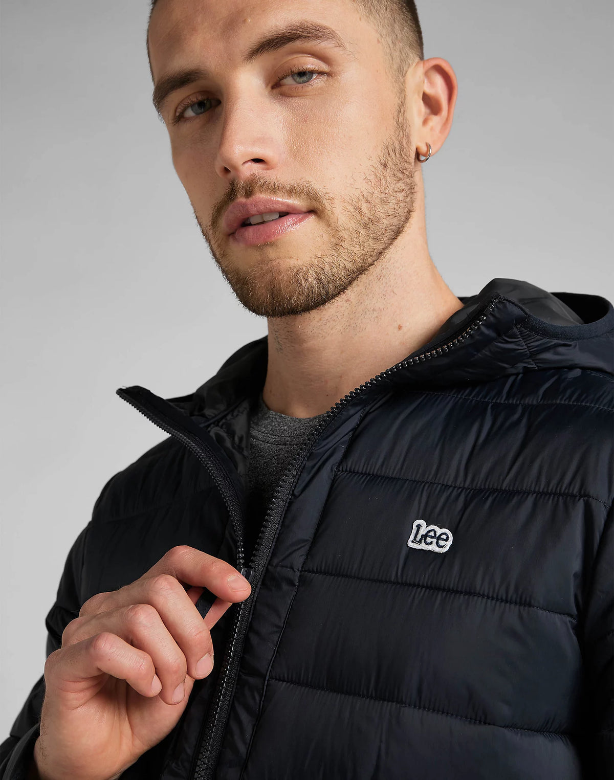 Lee Light Puffer Jacket - Black