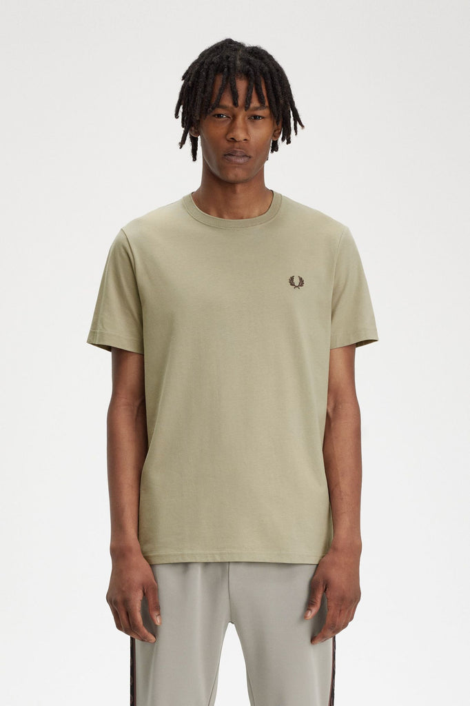 Fred Perry Crew neck T-shirt - Warm Grey
