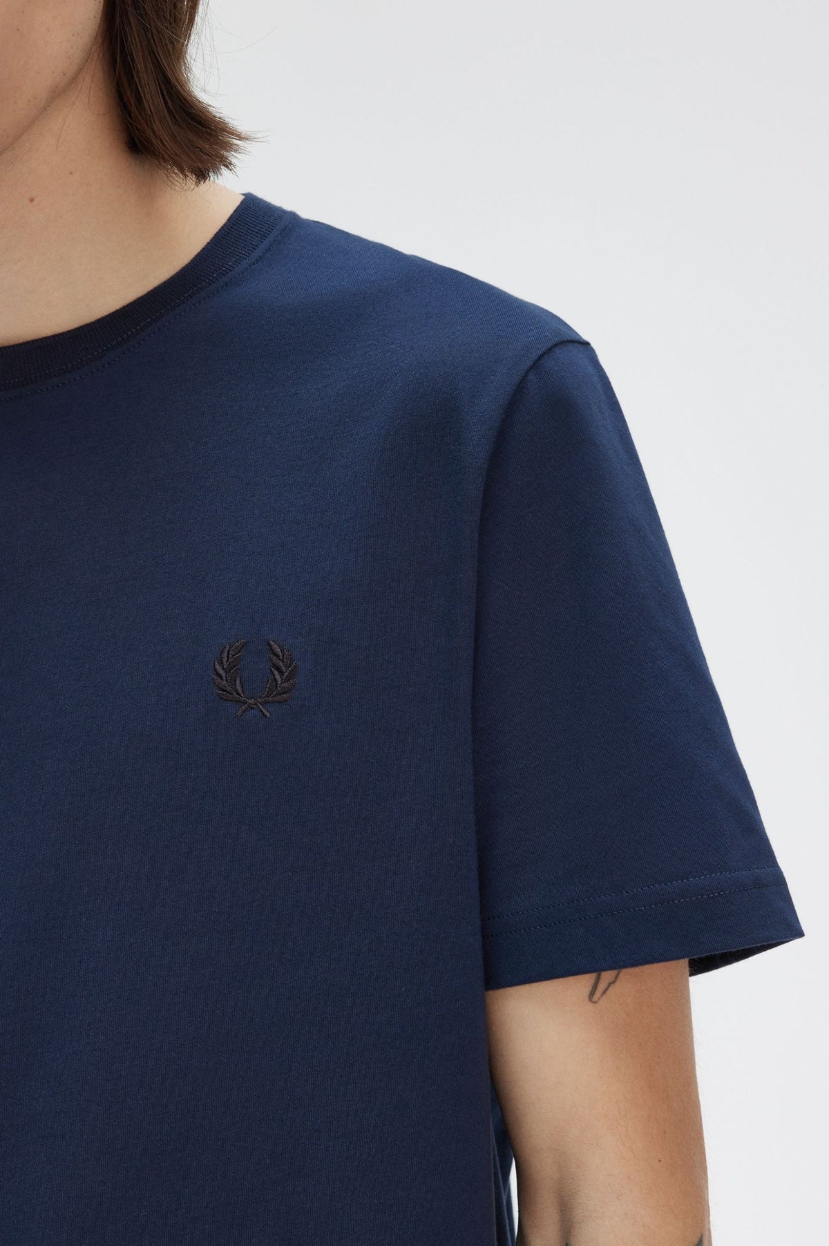Fred Perry Crew neck T-Shirt - Tennis Blue
