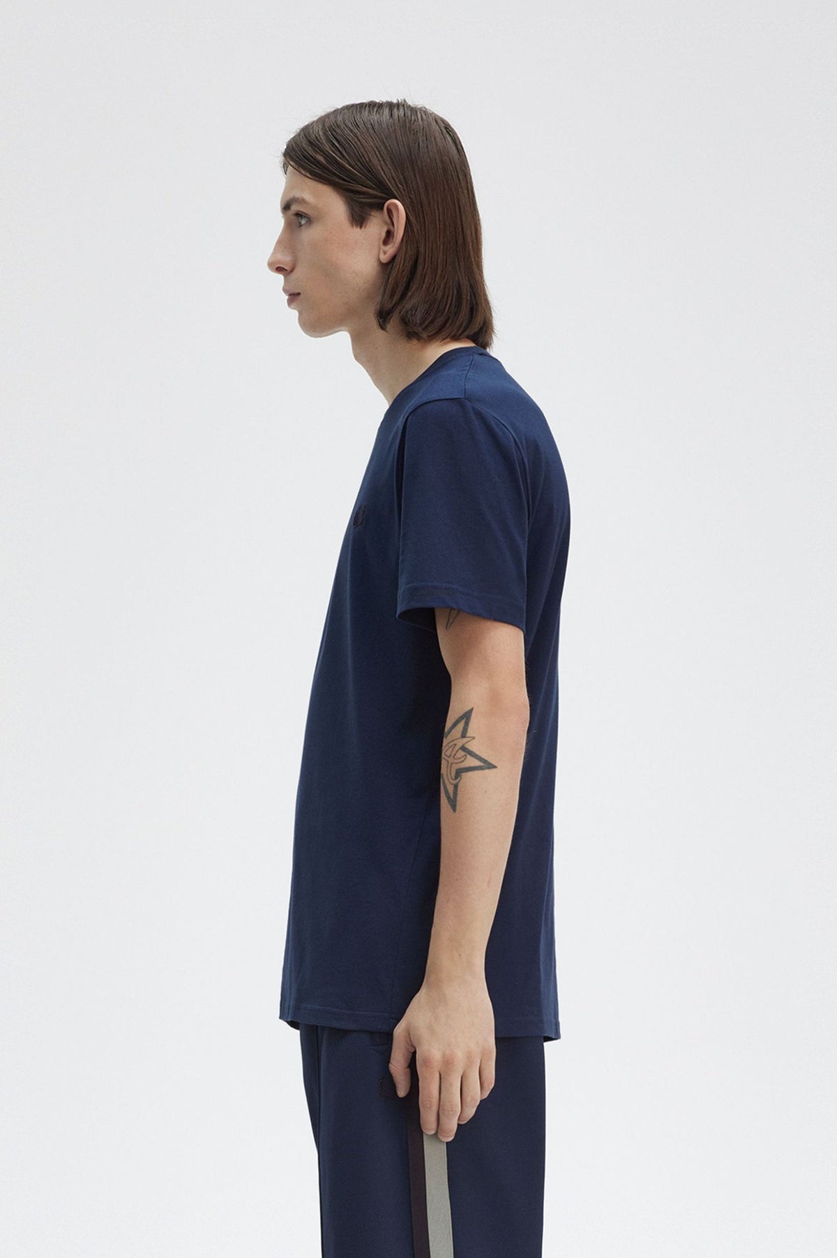 Fred Perry Crew neck T-Shirt - Tennis Blue