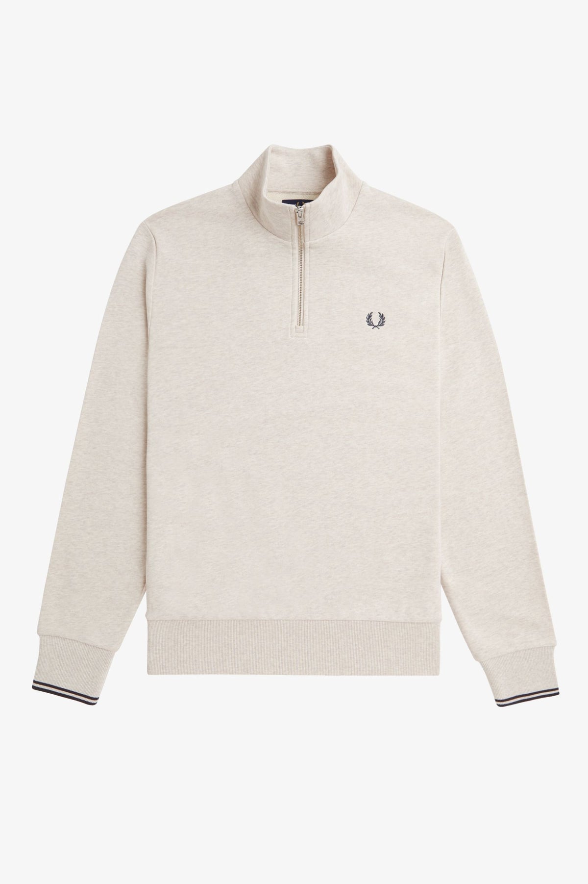 Fred Perry Zip sweater - Porridge Marl