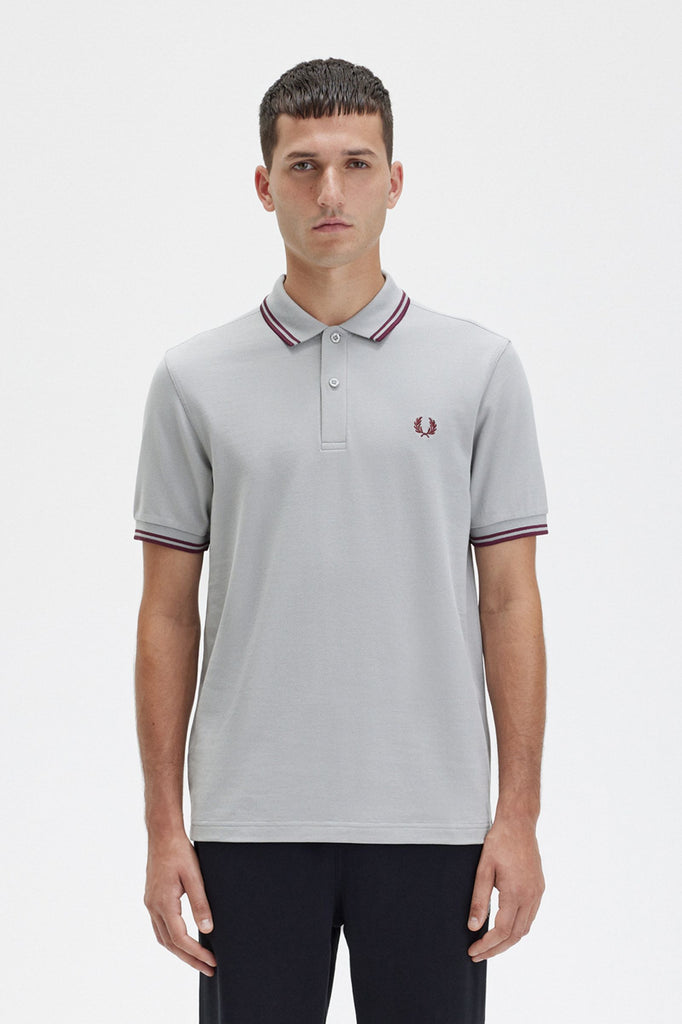 Fred Perry Twin tipped Polo - Limestone