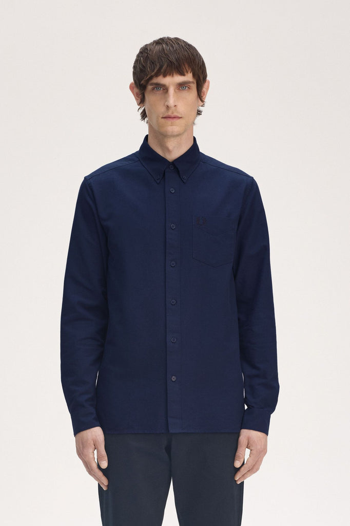 Fred Perry Oxford Shirt - Tennis Blue