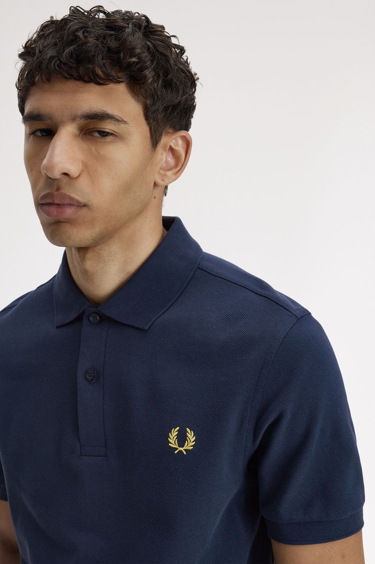 Fred Perry M6000 Polo - Tennis Blue / Lemon Barley