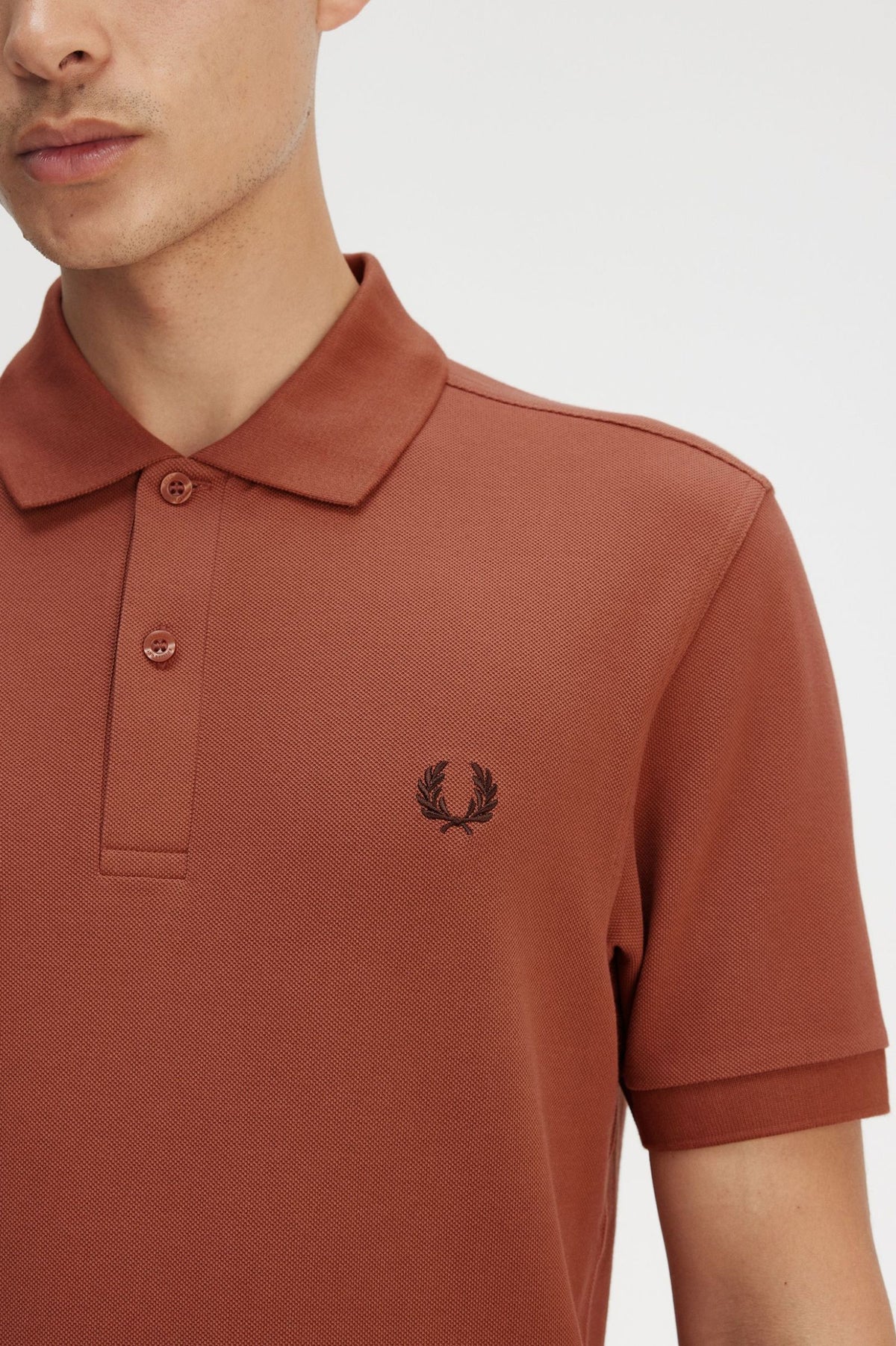 Fred Perry M6000 Polo - CINNAMON/CRBRICK