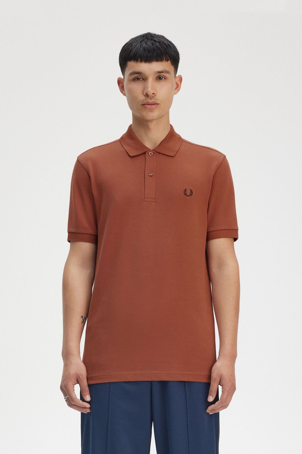 Fred Perry M6000 Polo - CINNAMON/CRBRICK