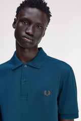 Fred Perry M6000 Polo - Dark Petrol/Shaded Stone