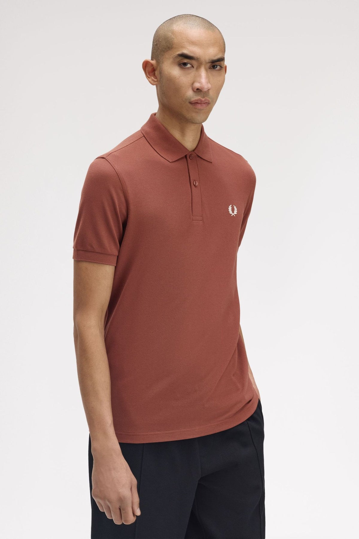Fred Perry M6000 Polo - Whisky Brown/Ecru