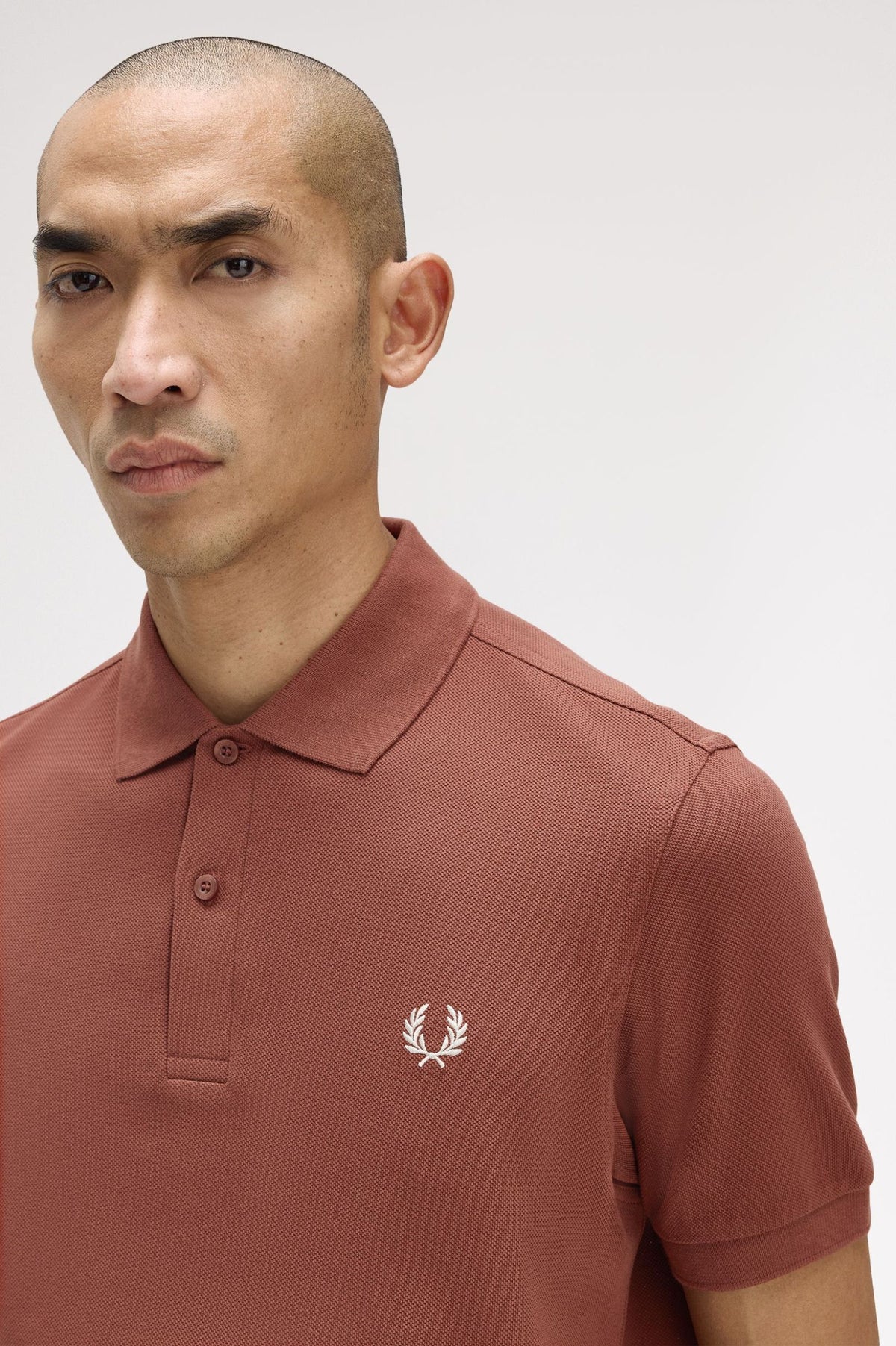 Fred Perry M6000 Polo - Whisky Brown/Ecru