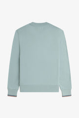 Fred Perry sweater - Crew Neck Sweatshirt - Silver Blue