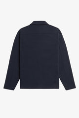 Fred Perry Twill Overshirt - Navy