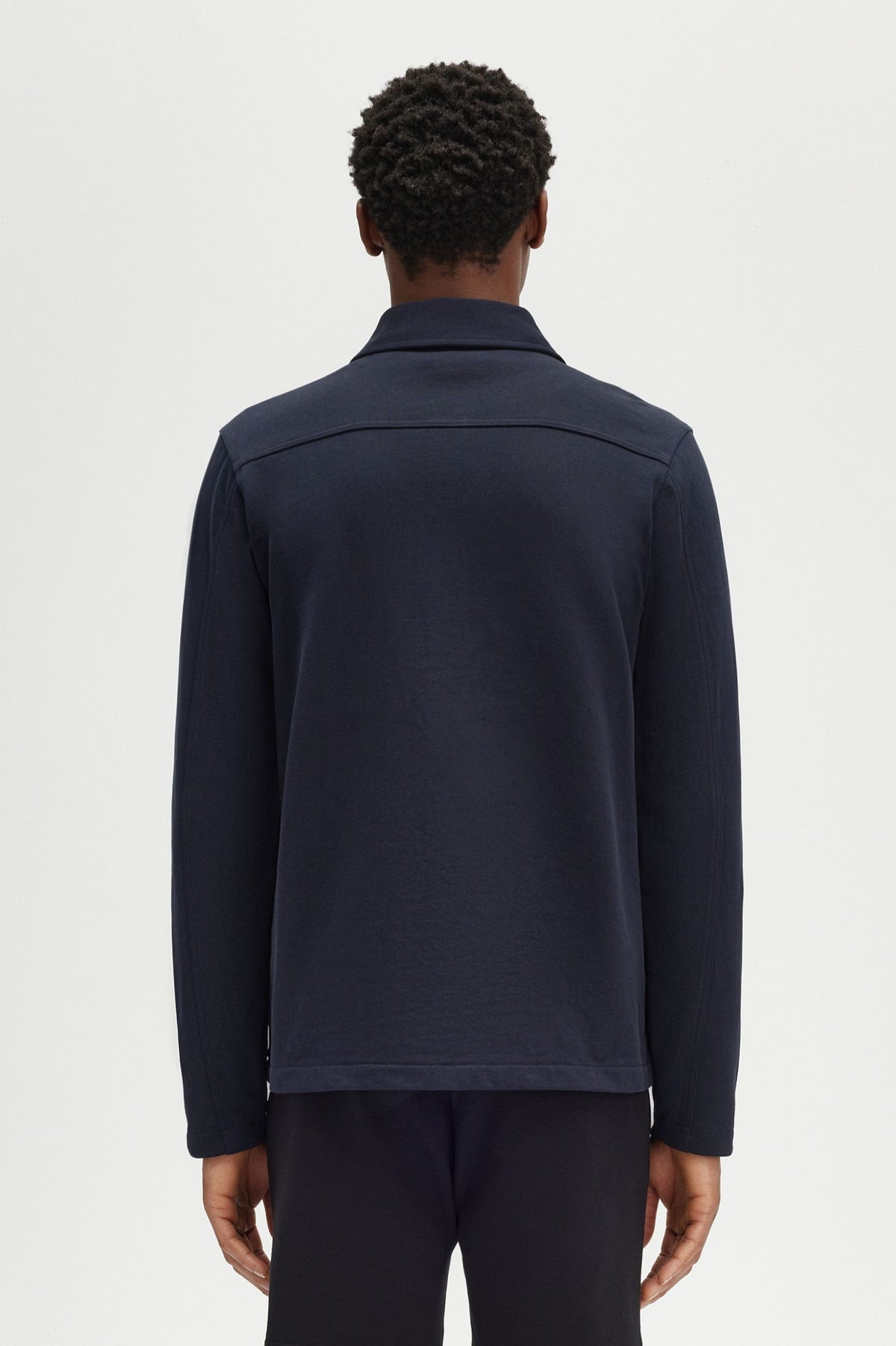 Fred Perry Twill Overshirt - Navy