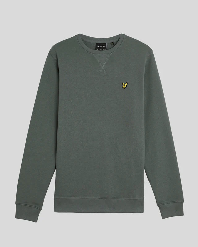 Lyle & Scott Crew Neck Sweatshirt -  Green Mercurial
